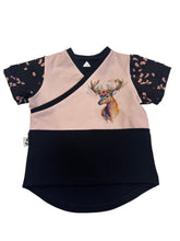 Load image into Gallery viewer, Easy on Tee - Back IN Floral Stag