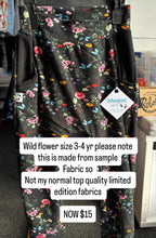 Load image into Gallery viewer, Harem Pants - clearance size 3-4yr Wild Flowers