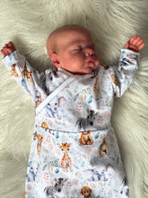 Load image into Gallery viewer, Sleep Gown - NEW baby safari animals