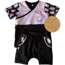 Load image into Gallery viewer, Easy-On Tee - NEW UNICORN with Unicorn sleeves