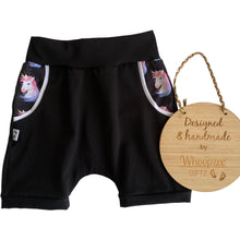 Load image into Gallery viewer, Harem Shorts - Unicorns