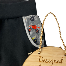 Load image into Gallery viewer, Harem Pants - Multi Coloured Monster Trucks