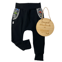 Load image into Gallery viewer, Harem Pants - Multi Coloured Monster Trucks