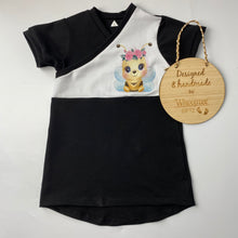 Load image into Gallery viewer, Easy on Dress - NEW IN floral bumble bee size 2yr only