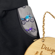 Load image into Gallery viewer, Harem Pants - Motorbikes