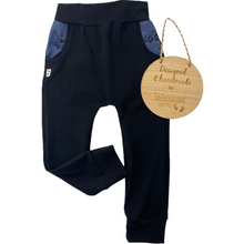 Load image into Gallery viewer, Harem Pants -Denim construction