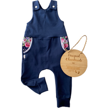 Load image into Gallery viewer, Romper - Navy With NEW Amber Floral
