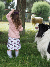 Load image into Gallery viewer, Skirt - JUST IN Gingham pink tractor