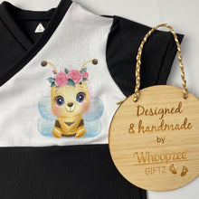 Load image into Gallery viewer, Easy on Dress - NEW IN floral bumble bee size 2yr only