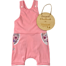 Load image into Gallery viewer, Romper - Pink with Zee Floral
