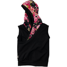 Load image into Gallery viewer, Hoodie - Black Kasey floral