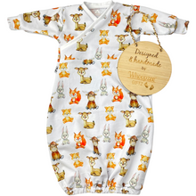 Load image into Gallery viewer, Sleep Gown - Little Woodlands friends