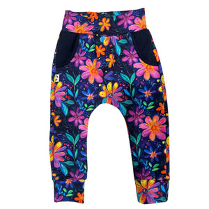 Harem Pants - NEW Neon petals