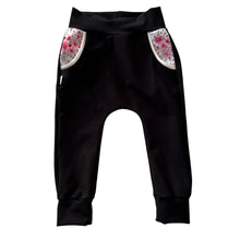 Load image into Gallery viewer, Harem Pants - pink floral
