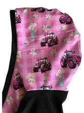 Load image into Gallery viewer, Harem Pants - JUST IN GINGHAM PINK TRACTOR SET
