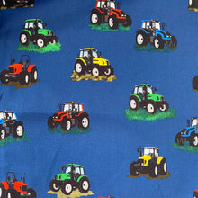 Load image into Gallery viewer, Romper - Tractors - Black and Navy
