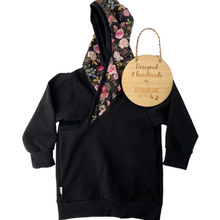 Load image into Gallery viewer, Hoodie -  Gold Rose Floral
