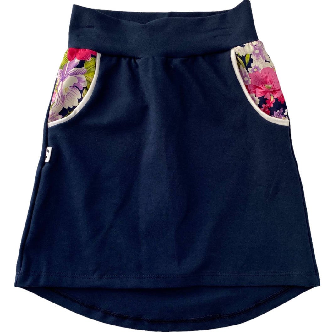 Skirt - Navy Kasey Floral