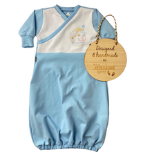 Load image into Gallery viewer, Sleep Gown - NEW Organic baby boy elephant
